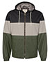 Weatherproof 20601 Men Vintage Colorblocked Hooded Rain Jacket