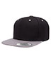 Yupoong 6089 Unisex 6-Panel Structured Flat Visor Classic Snapback