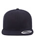 Yupoong 6089M Premium Flat Bill Snapback Cap