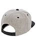 Yupoong 6089MT Unisex Heather Two-Tone Adjustable Wool Cap