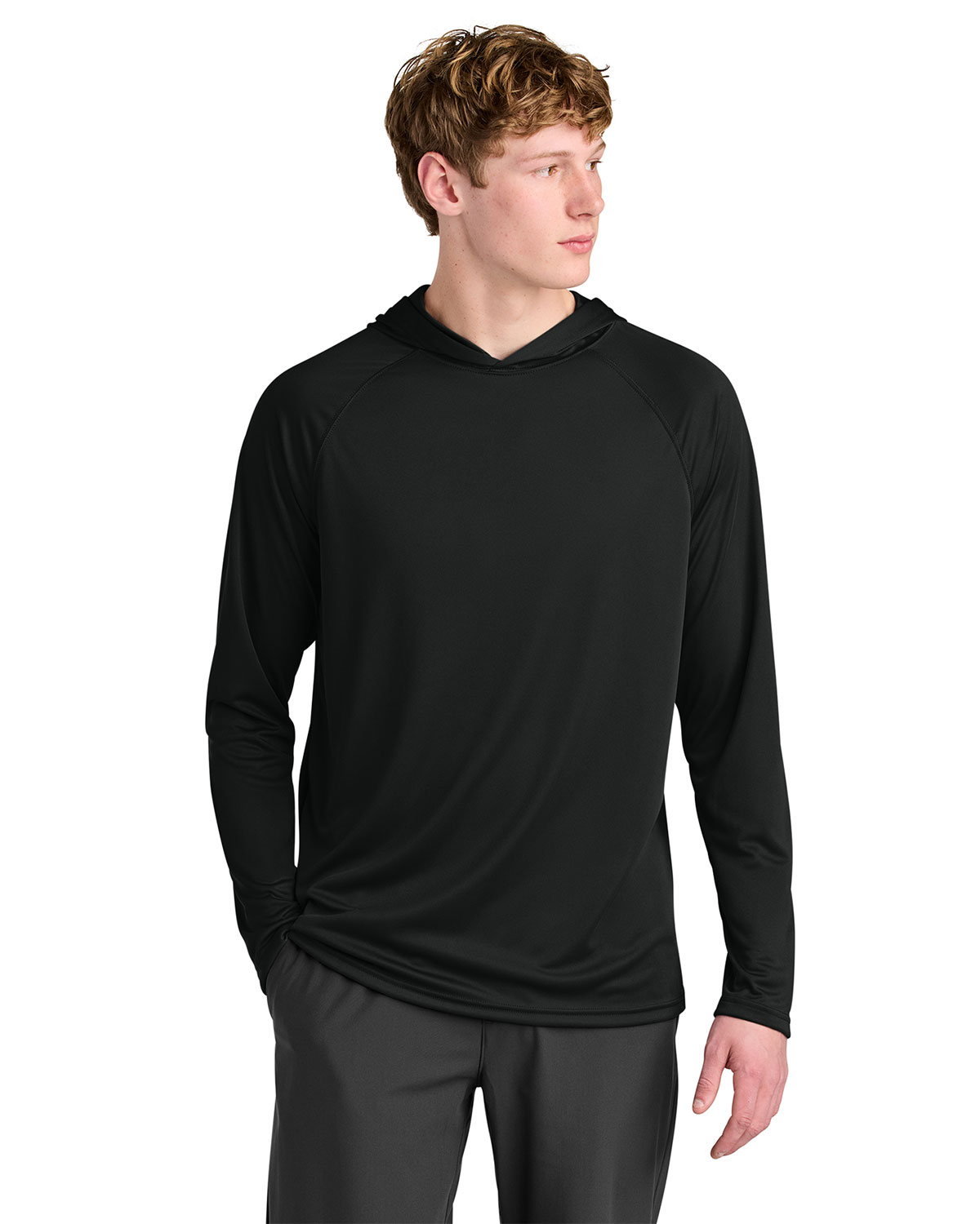 A4 A4N3409 Cooling Performance Long Sleeve Hooded Tee
