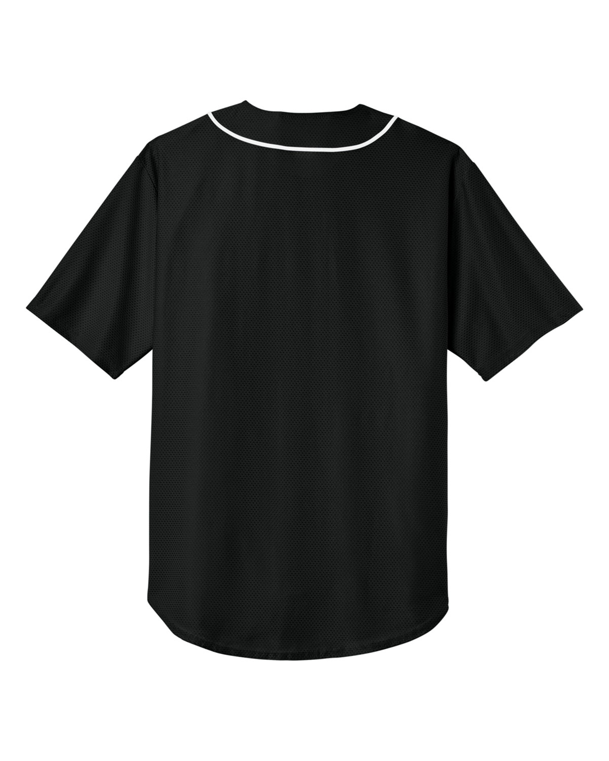 A4 A4N4184 Short Sleeve Full-Button Baseball Top view 2