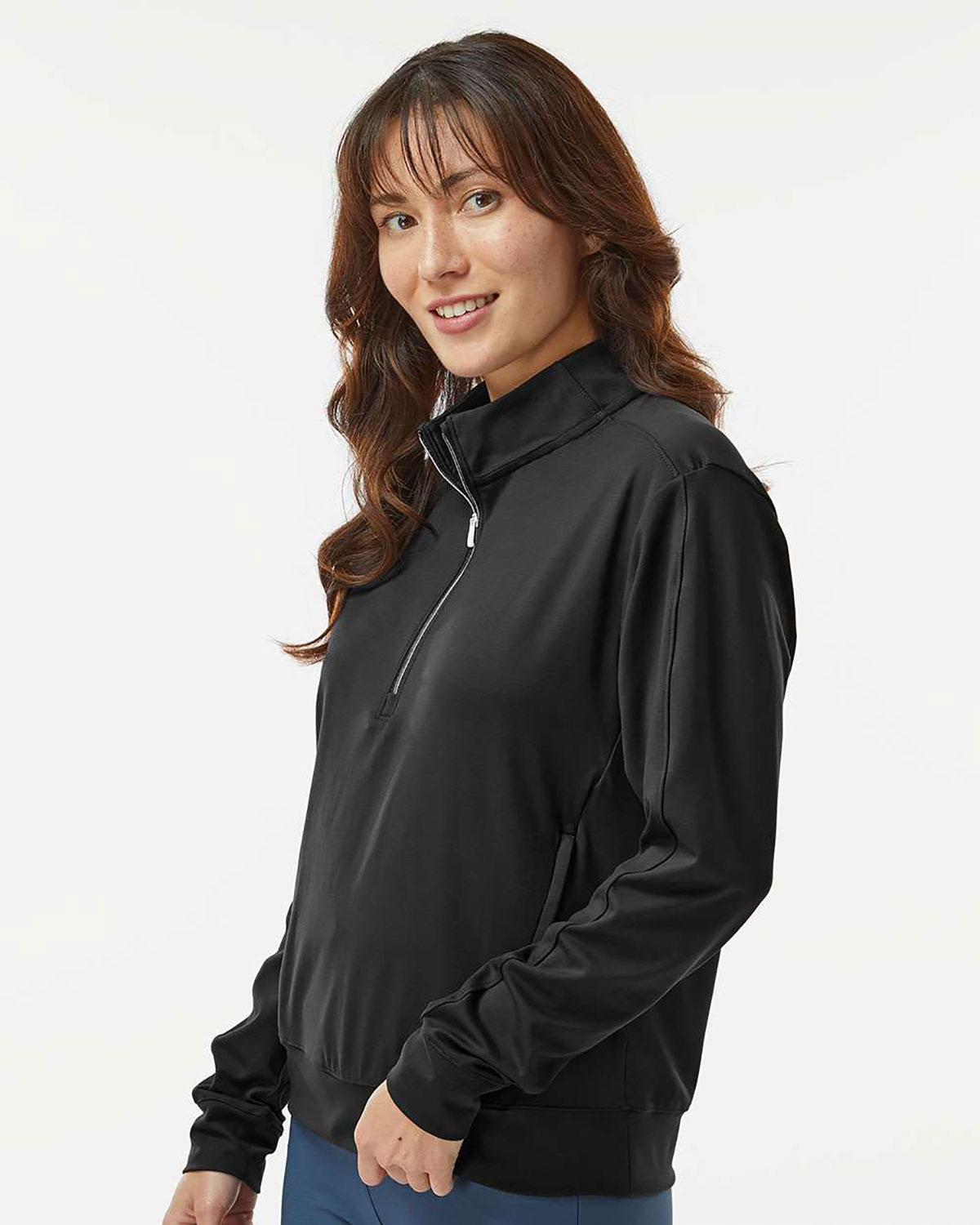 Adidas A1002 Women's Ultimate365 Quarter-Zip Pullover view 3