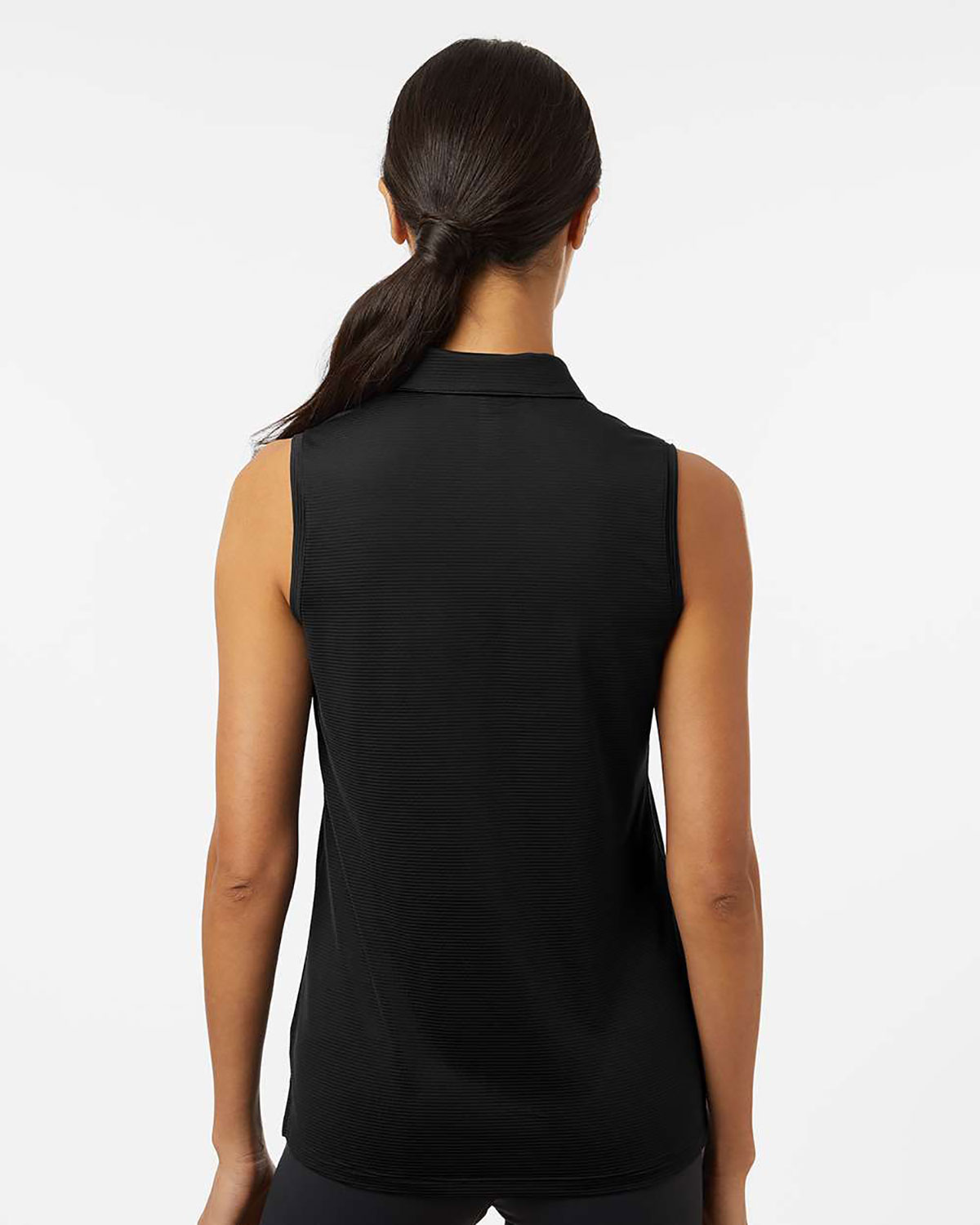 Adidas A1005 Women's Ottoman Sleeveless Polo view 2