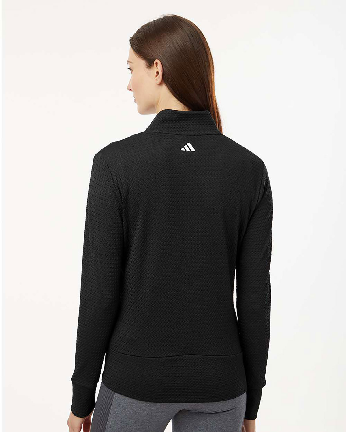 Adidas A1007 Women's Ultimate365 Textured Full-Zip Jacket view 2