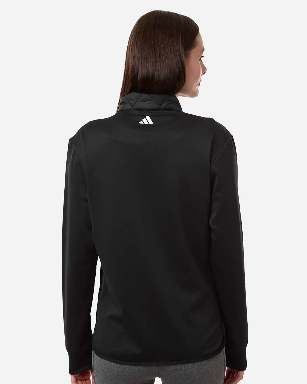 Adidas A1009 Women's Ultimate Quilted Full-Zip Jacket view 2