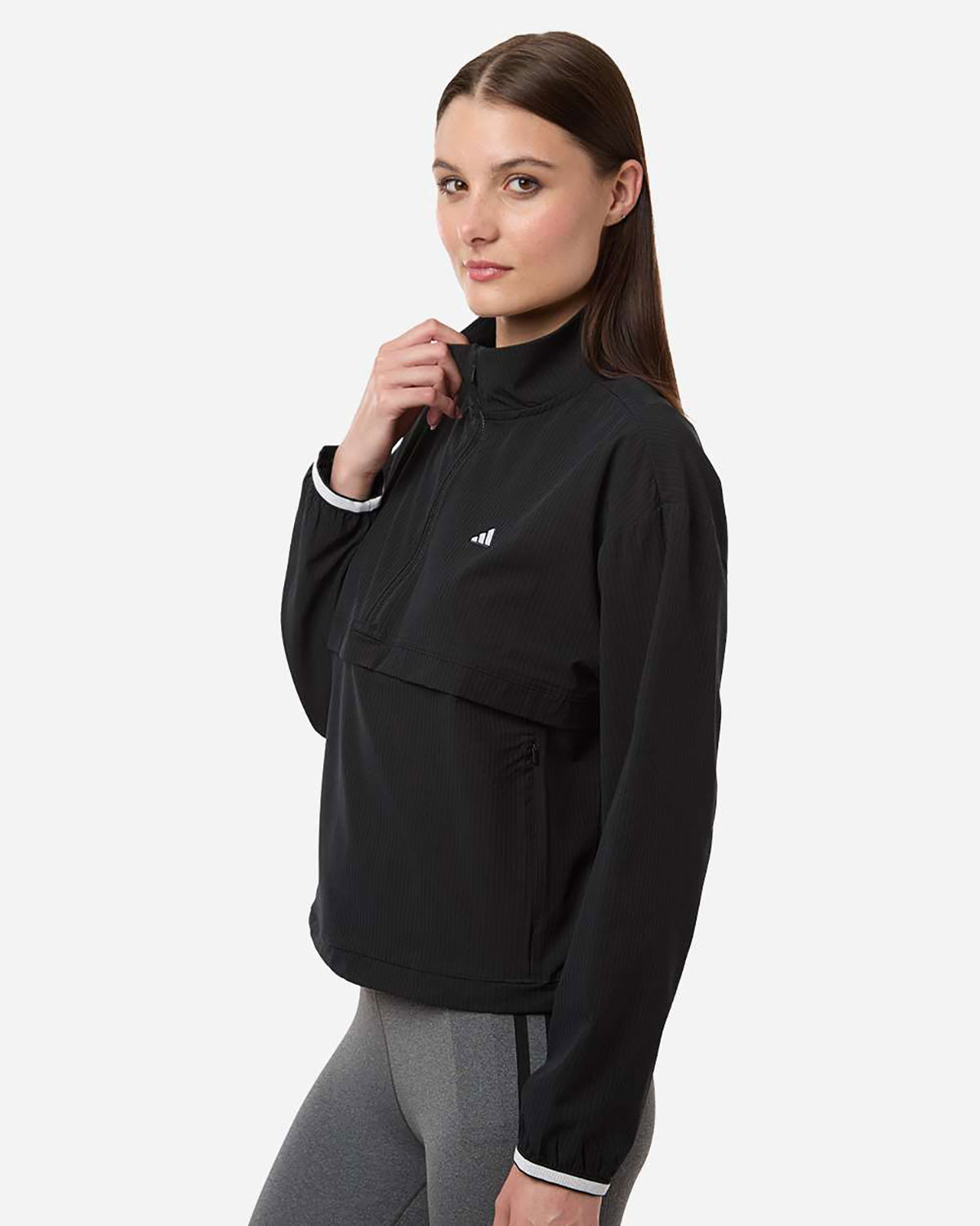 Adidas A1012 Women's Go-To Quarter-Zip Jacket view 3