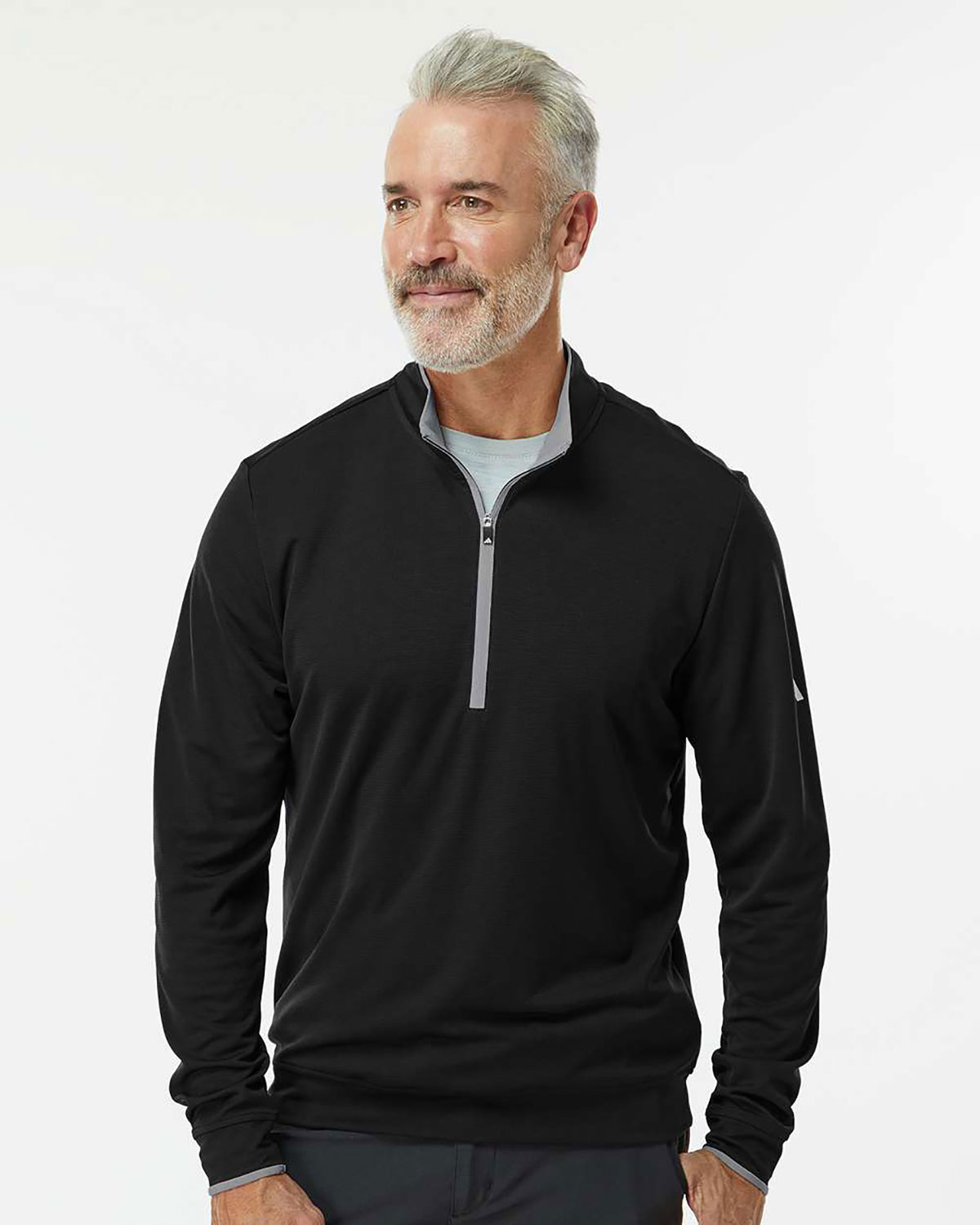 Adidas A2002 Men's Performance Lightweight Quarter-Zip Pullover