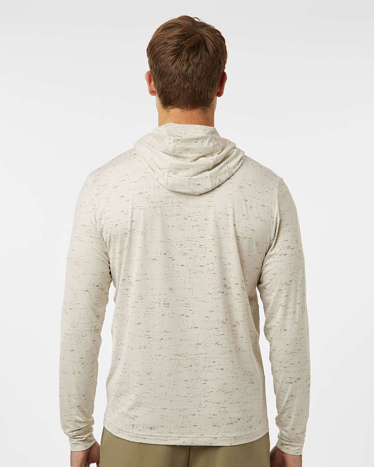 Adidas A2010 Men's Performance Hooded Long Sleeve T-Shirt view 2