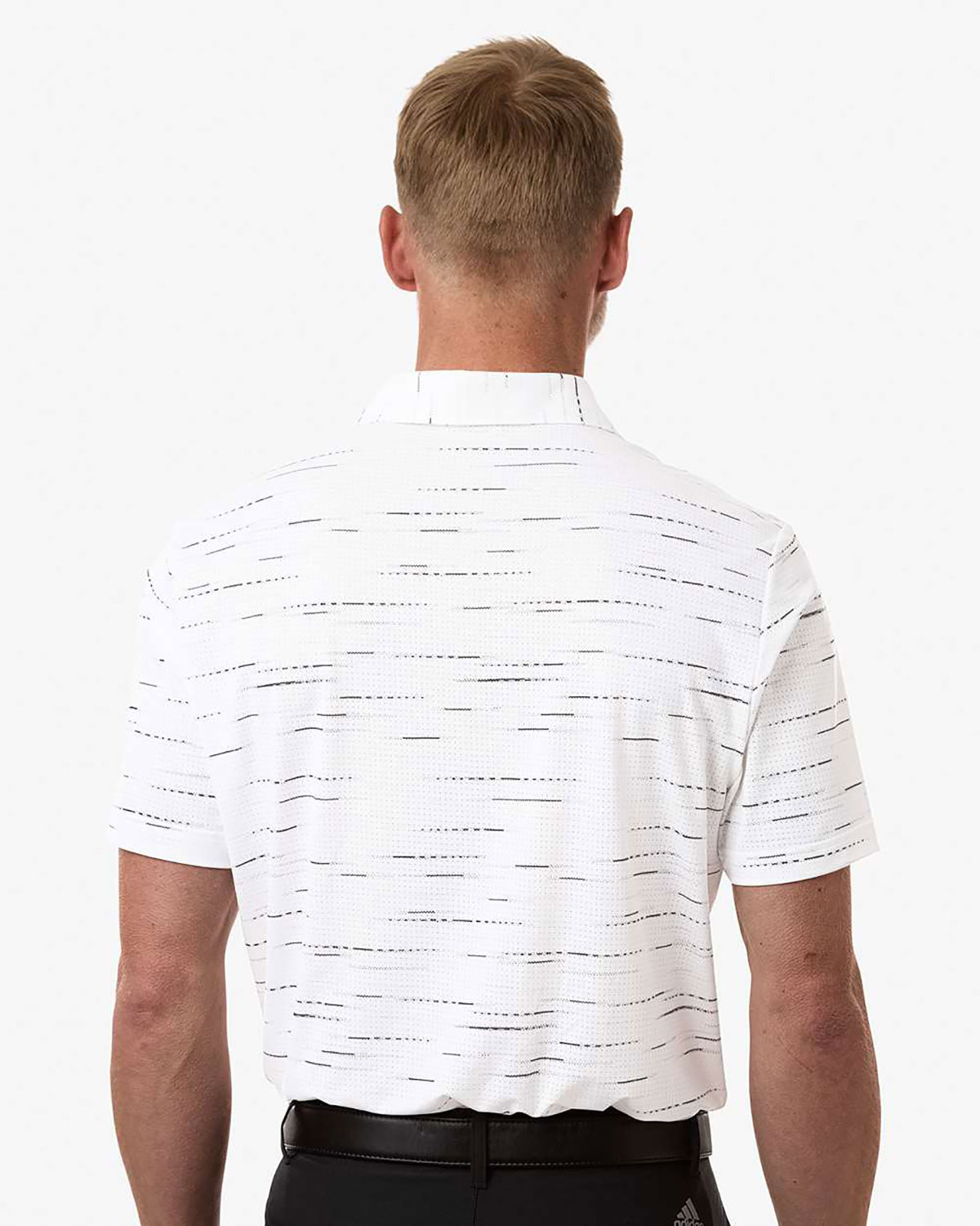 Adidas A2015 Men's Ultimate365 Mesh Glimmer Print Polo view 2