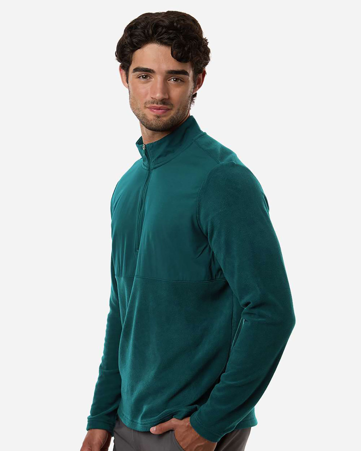 Adidas A2020 Men's Ultimate365 Cozy Quarter-Zip Pullover view 3