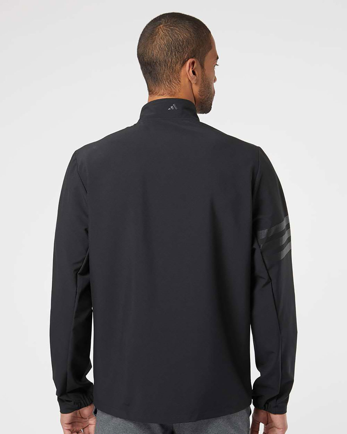 Adidas A267 Men's Wind Resistant Full-Zip Jacket view 2