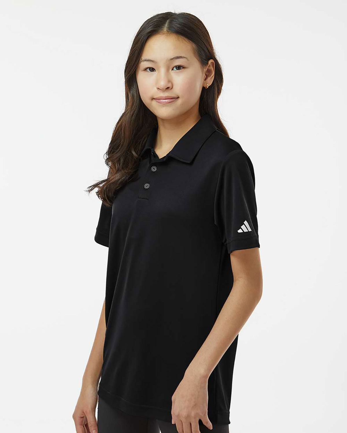 Adidas A4000 Youth Performance Polo view 3