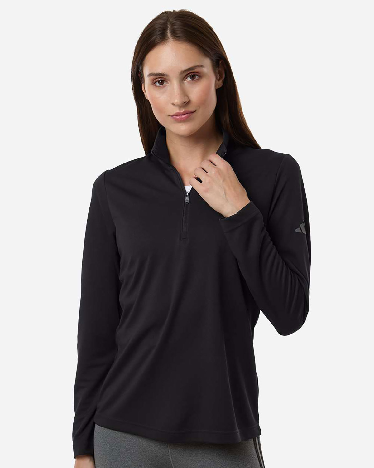 Adidas A400 Women's Lightweight Quarter-Zip Pullover