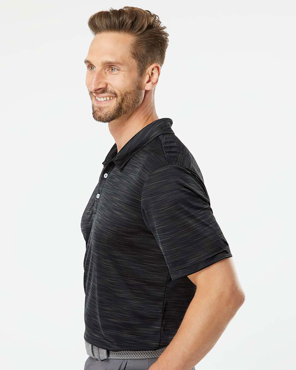 Adidas A402 Men's M�lange Polo view 3