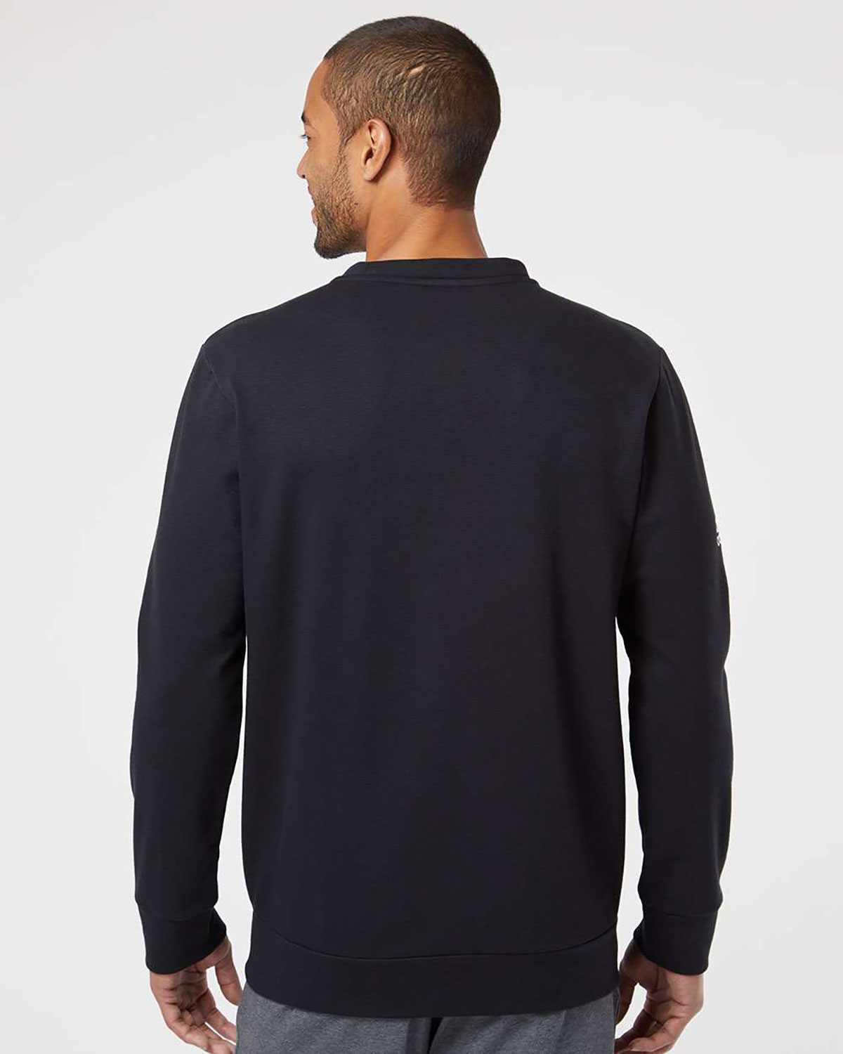 Adidas A434 Unisex Fleece Crewneck Sweatshirt view 2