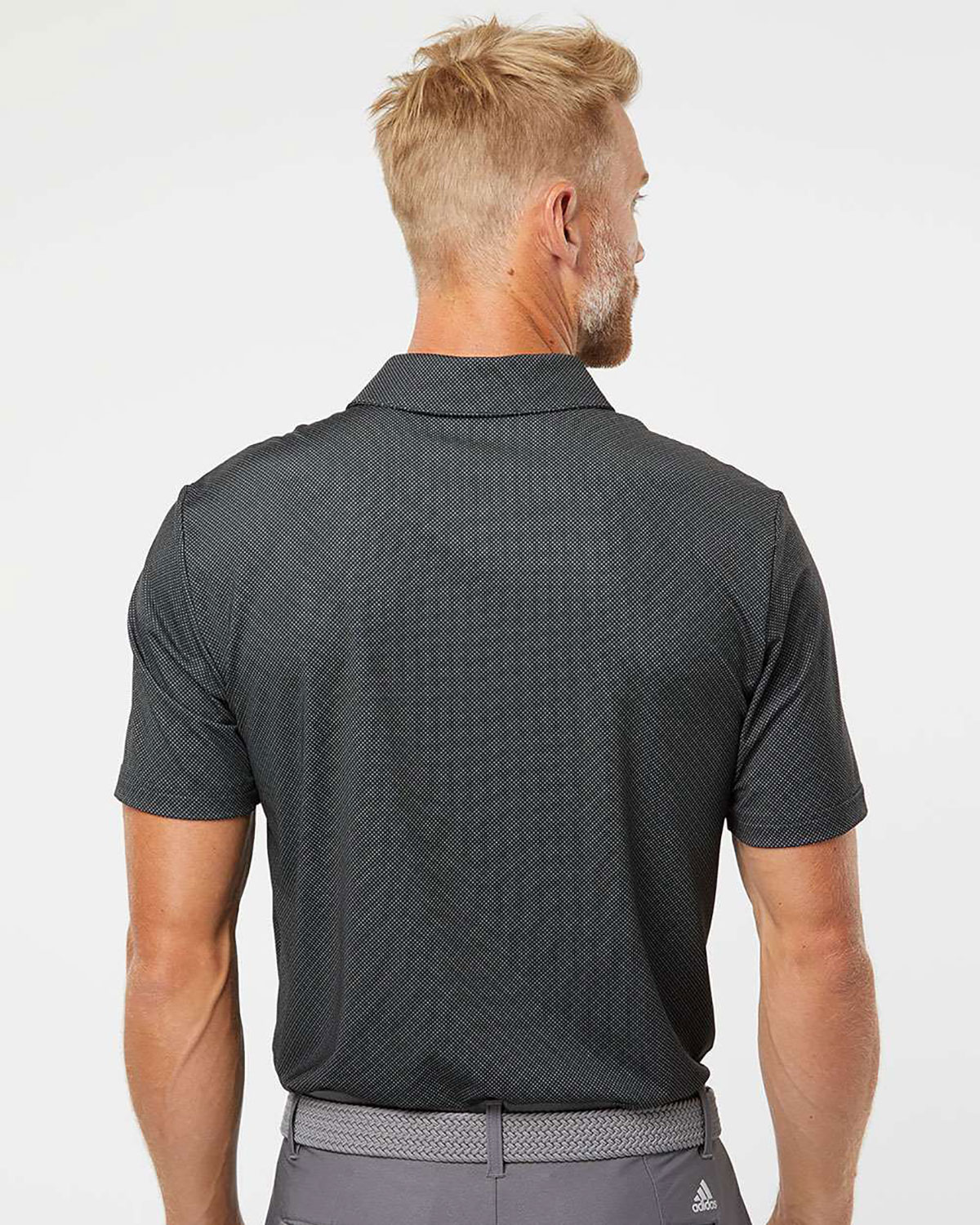 Adidas A498 Men's Ultimate365 Diamond Dot Print Polo view 2