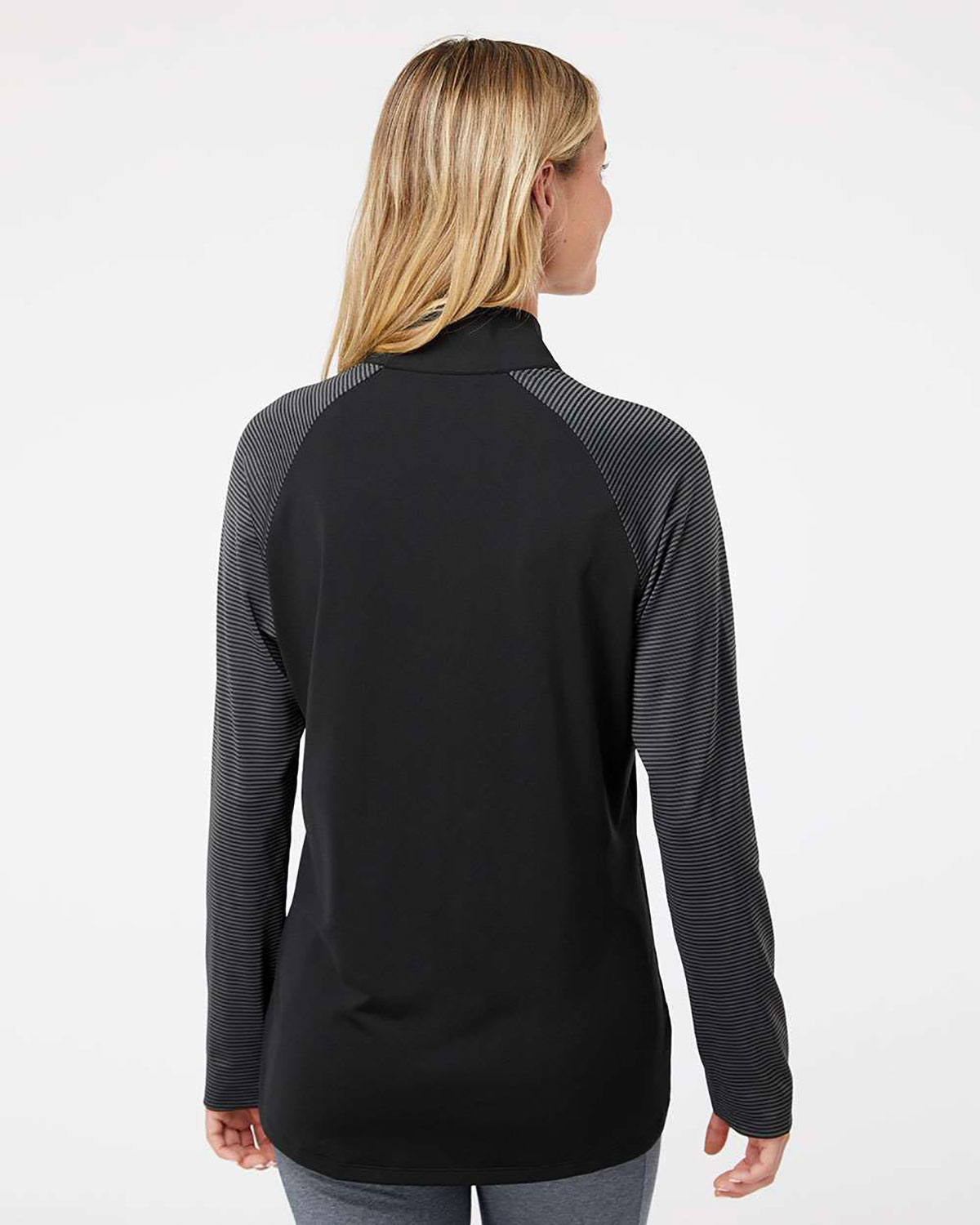 Adidas A521 Women's Ultimate365 Lightweight Raglan Quarter-Zip Pullover view 2