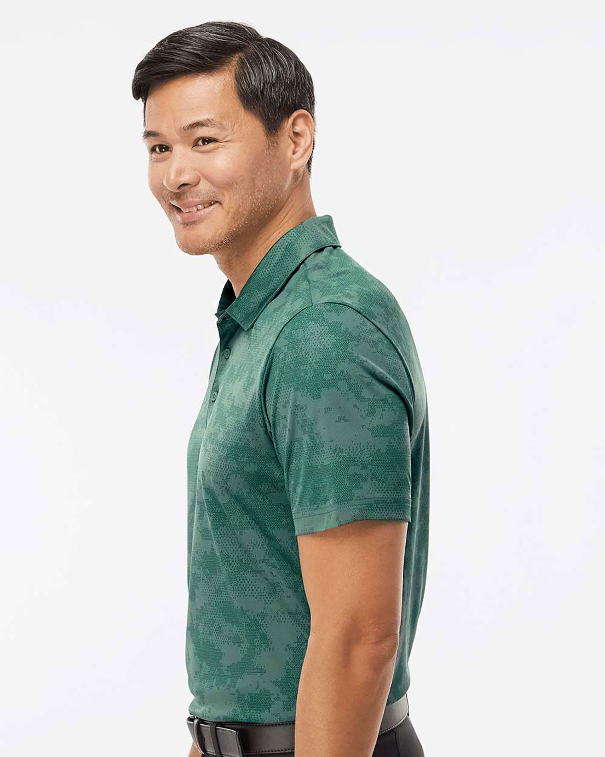 Adidas A550 Men's All Over Camo Print Polo view 3