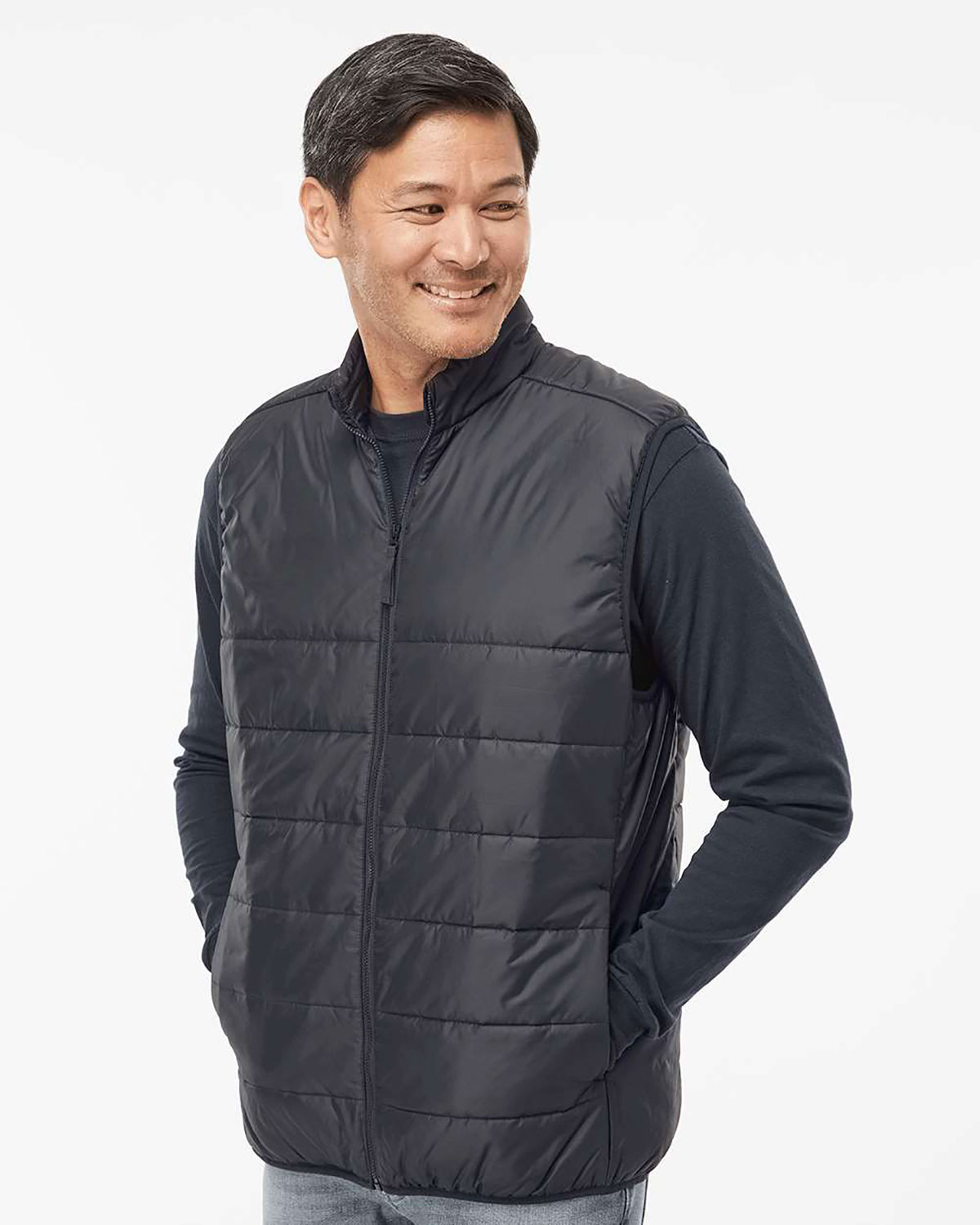 Adidas A572 Men's Puffer Full-Zip Vest view 3