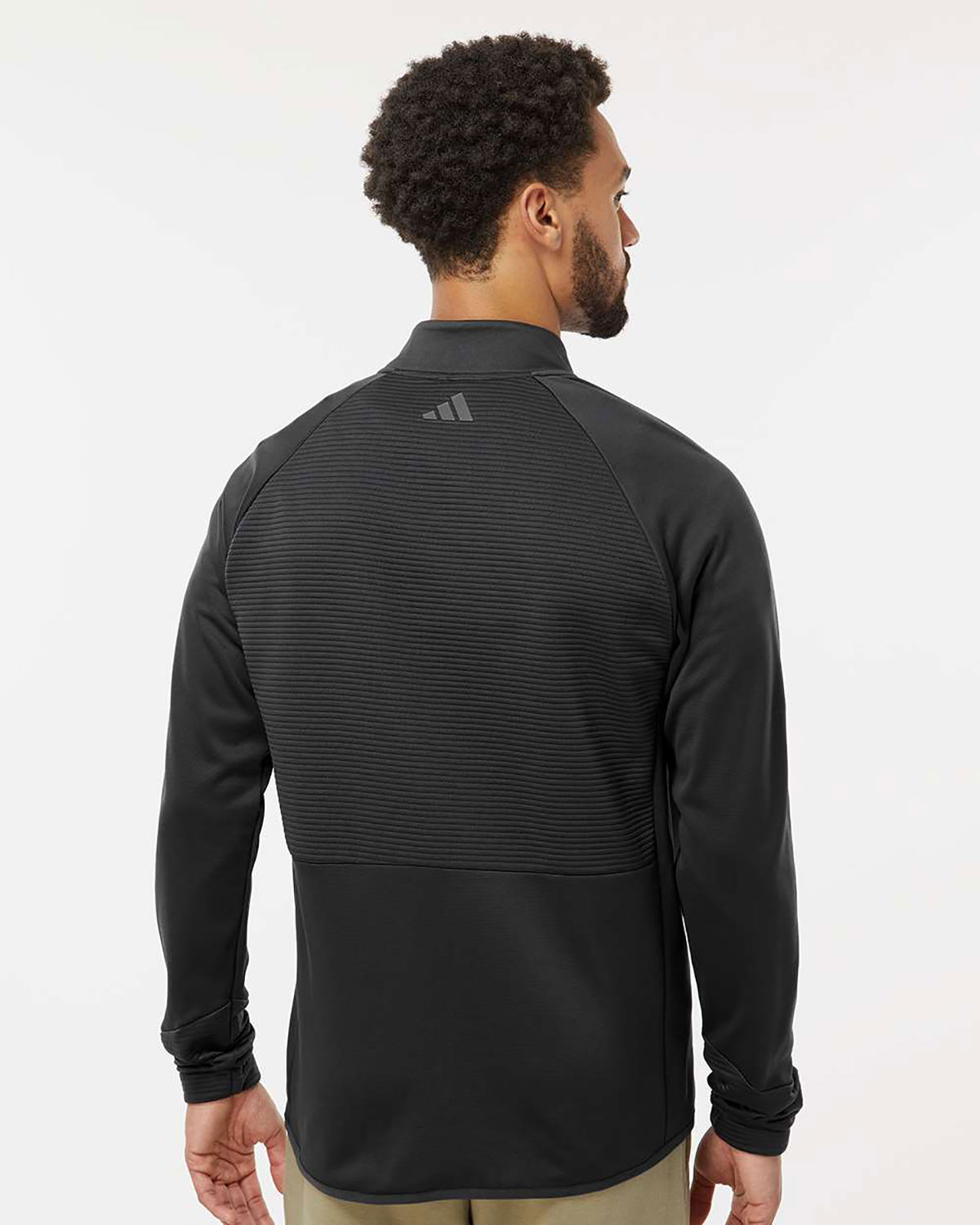 Adidas A587 Men's Performance Quarter-Zip Pullover view 2