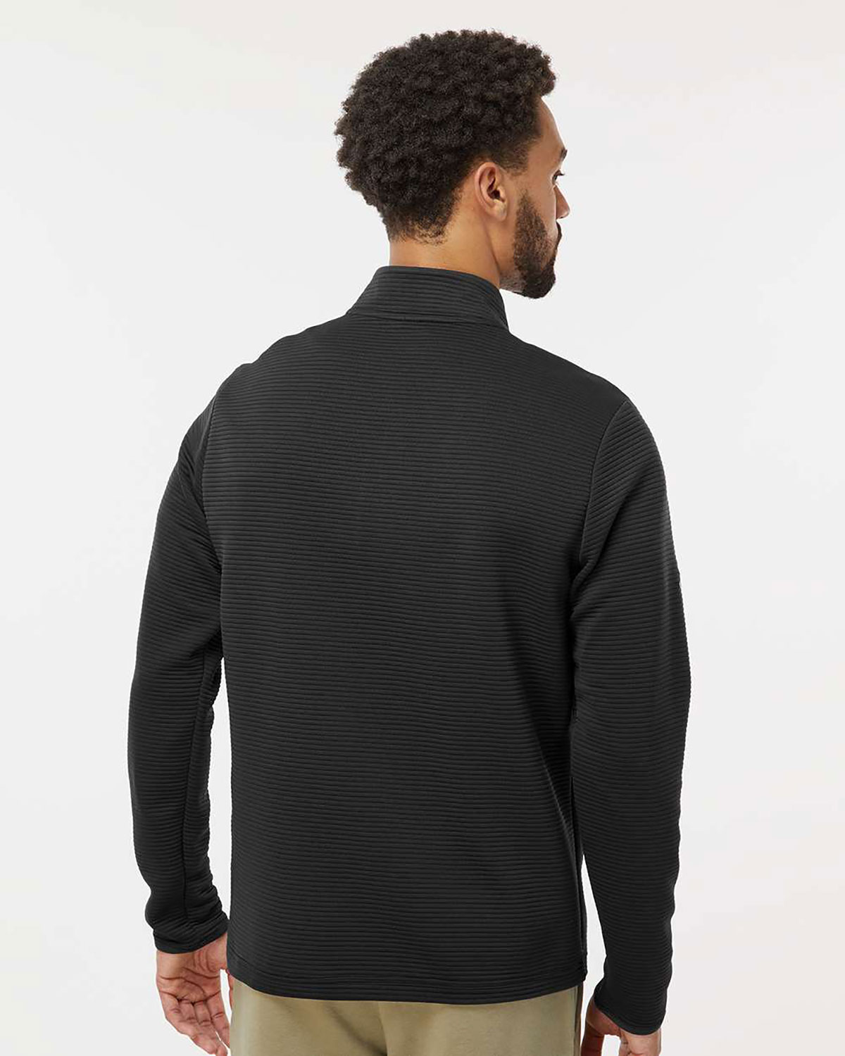 Adidas A588 Men's Spacer Quarter-Zip Pullover view 2