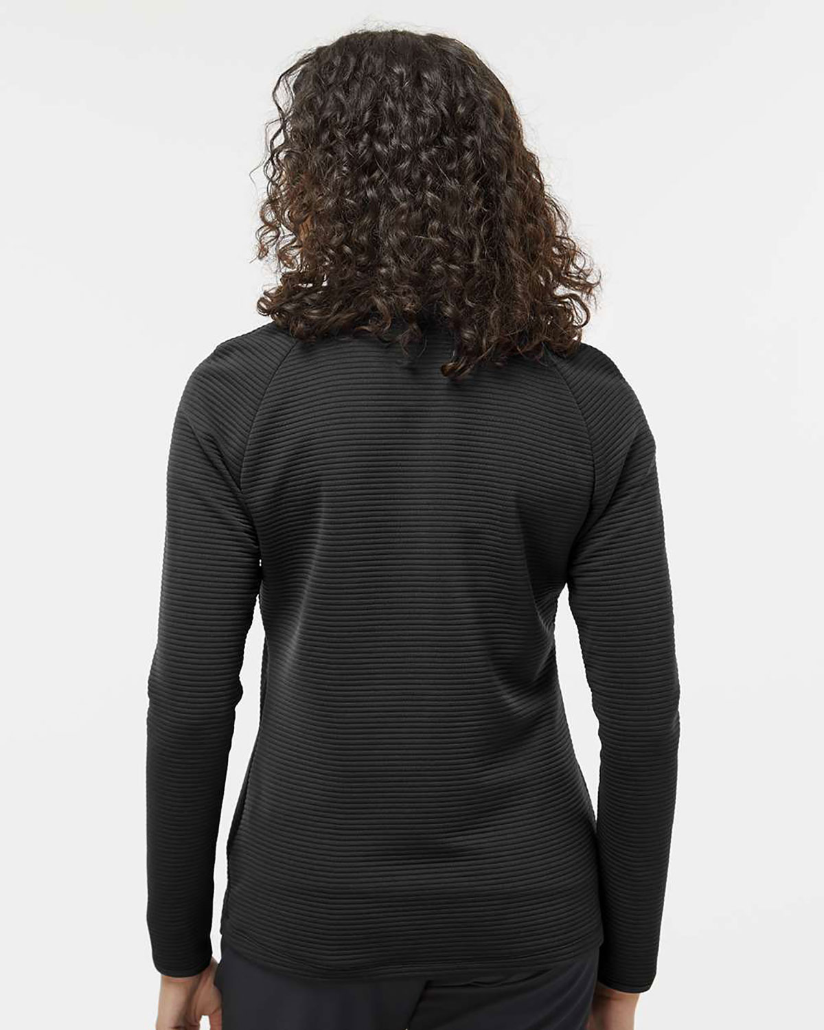 Adidas A589 Women's Spacer Quarter-Zip Pullover view 2