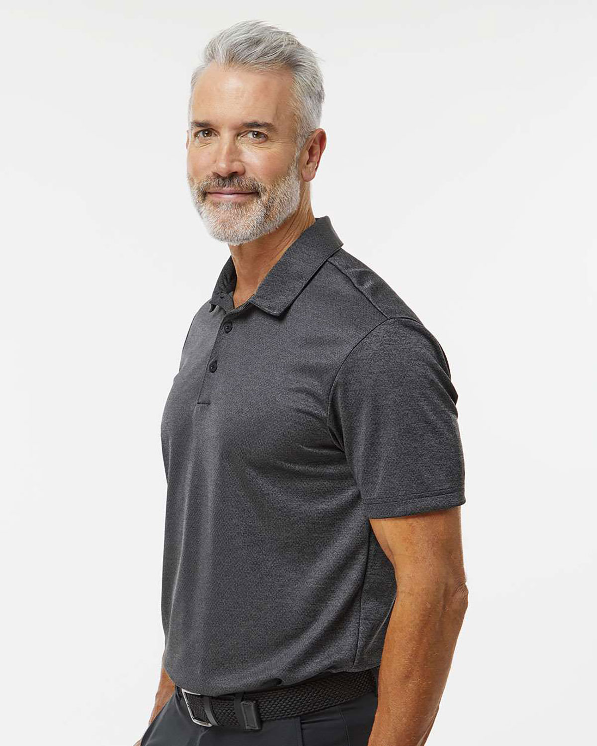 Adidas A591 Men's Space Dyed Polo view 3