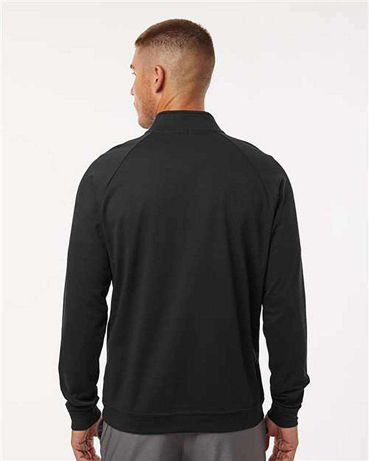 Adidas A598 Men's Club Quarter-Zip Pullover view 2