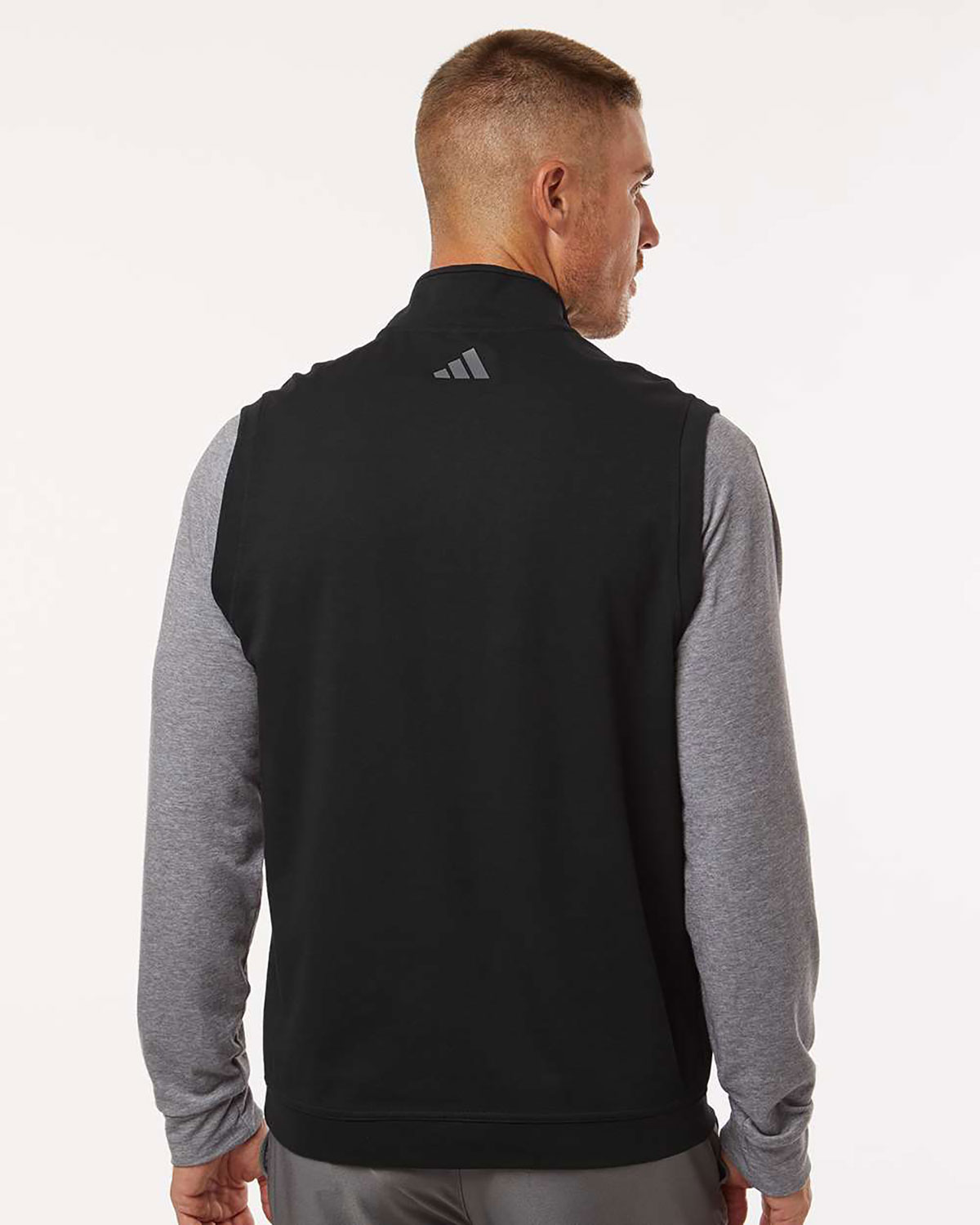 Adidas A599 Men's Club Quarter-Zip Vest view 2