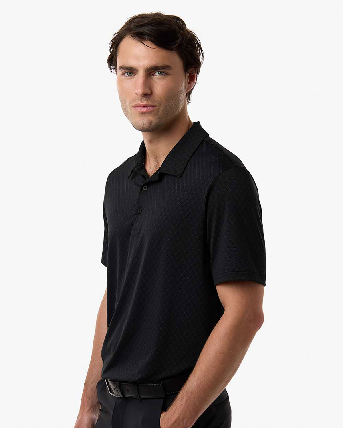 Adidas A716 Men's 4-Way Stretch Printed Polo view 3