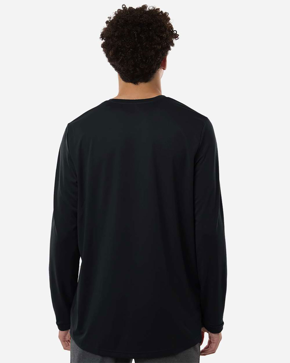 Adidas AT104 Men's Pregame Long Sleeve T-Shirt view 2