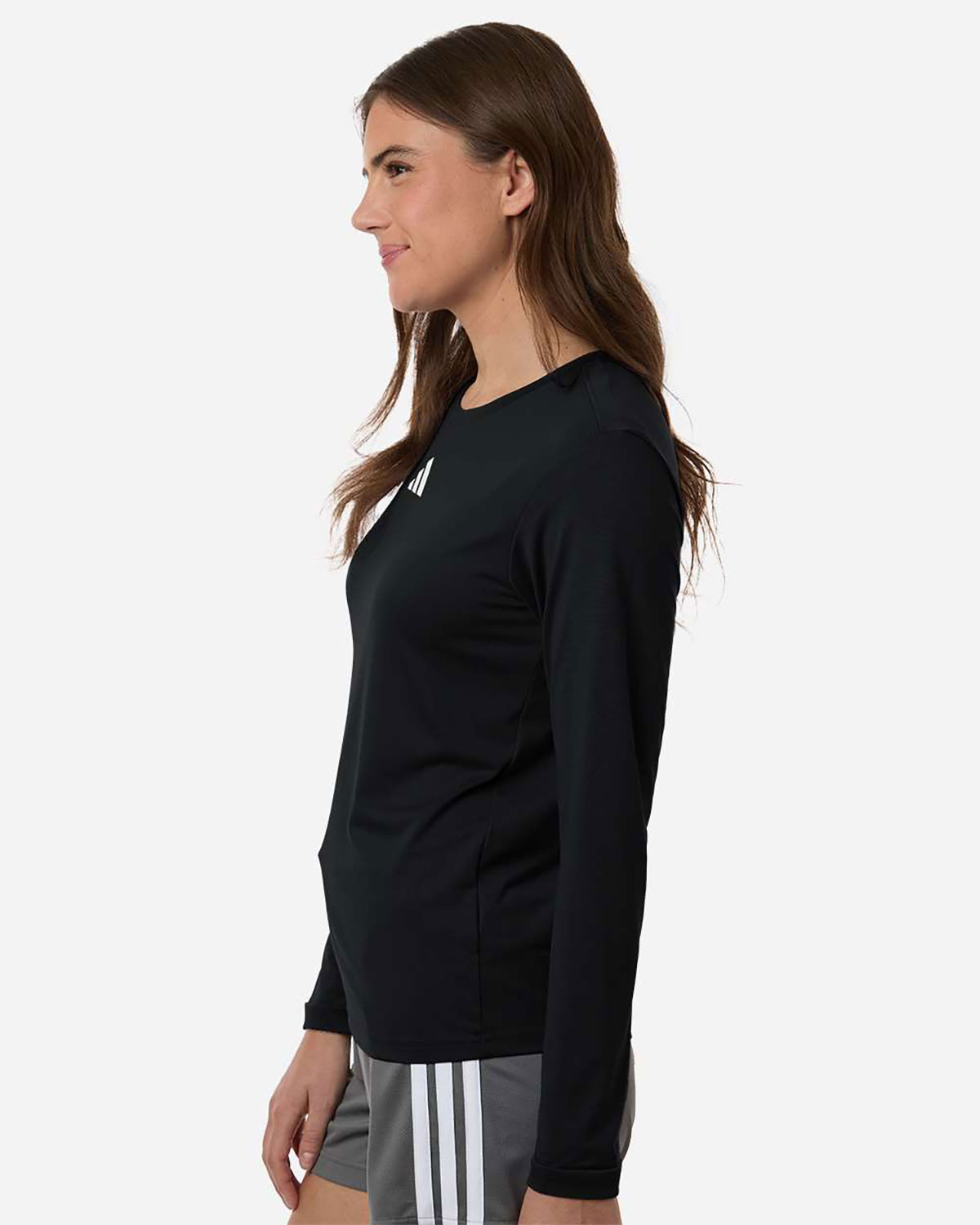 Adidas AT105 Women's Pregame Long Sleeve T-Shirt view 3