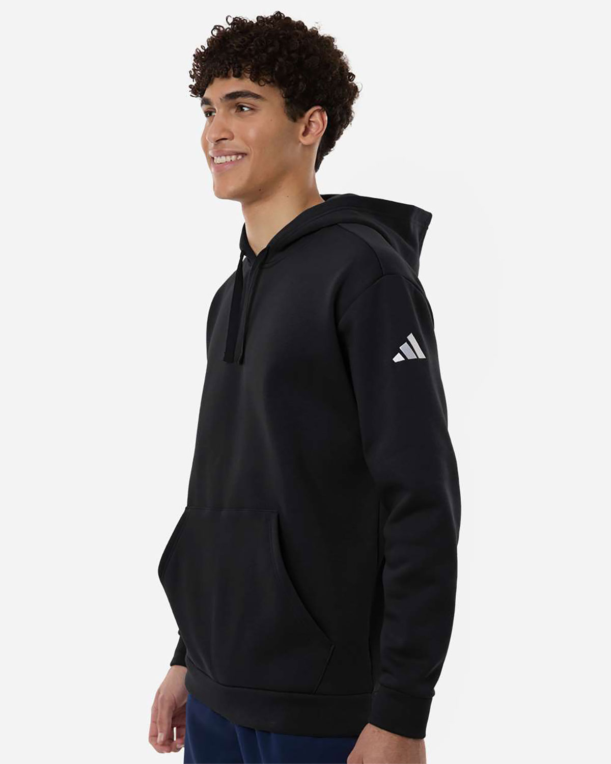 Adidas AT203 Men's Fleece Hooded Sweatshirt view 3