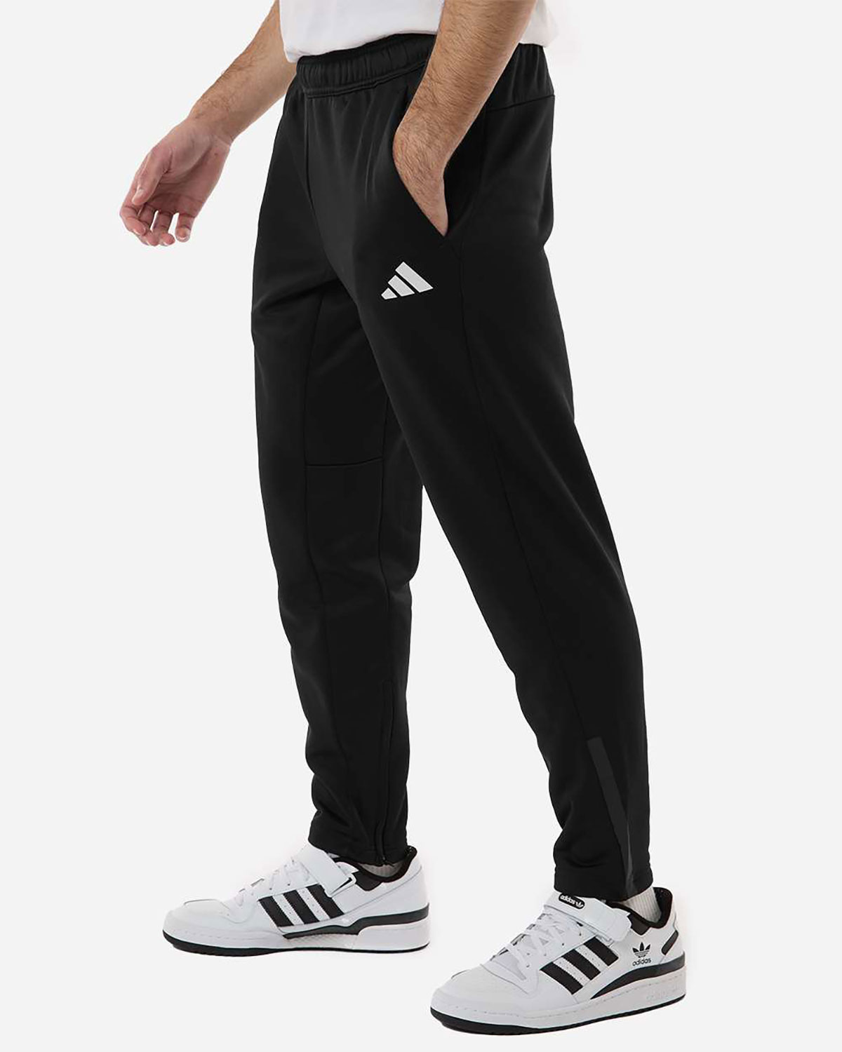 Adidas AT218 Men's Game & Go Fleece 3-Bar Sweatpants view 3