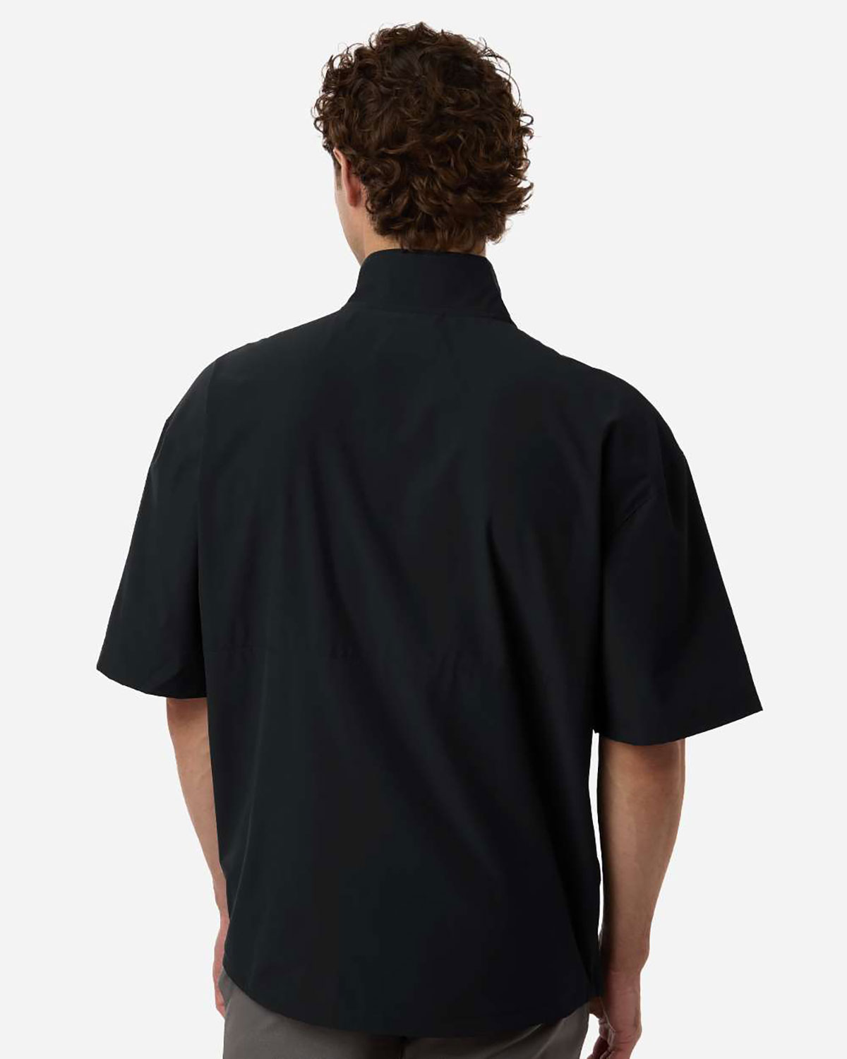 Adidas AT505 Men's Short Sleeve Quarter-Zip Pullover view 2