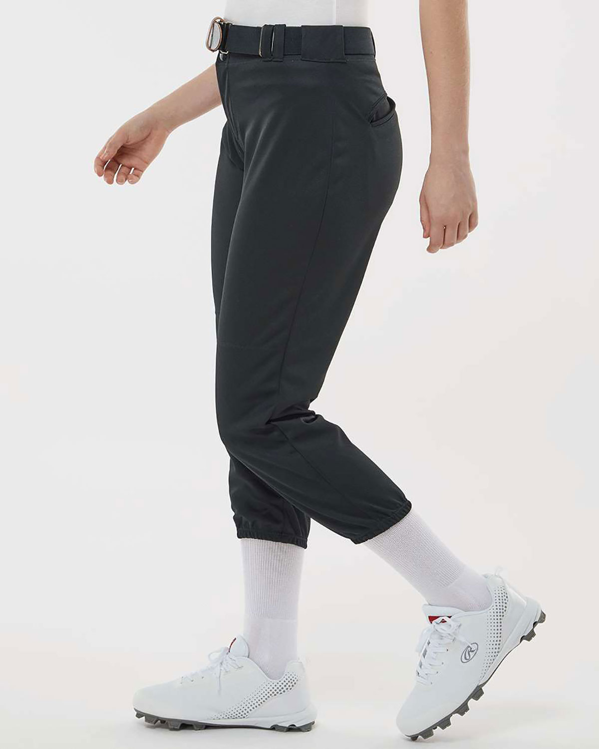 Alleson Athletic 605PBW Women's Fastpitch Softball Pants with Belt Loops view 3