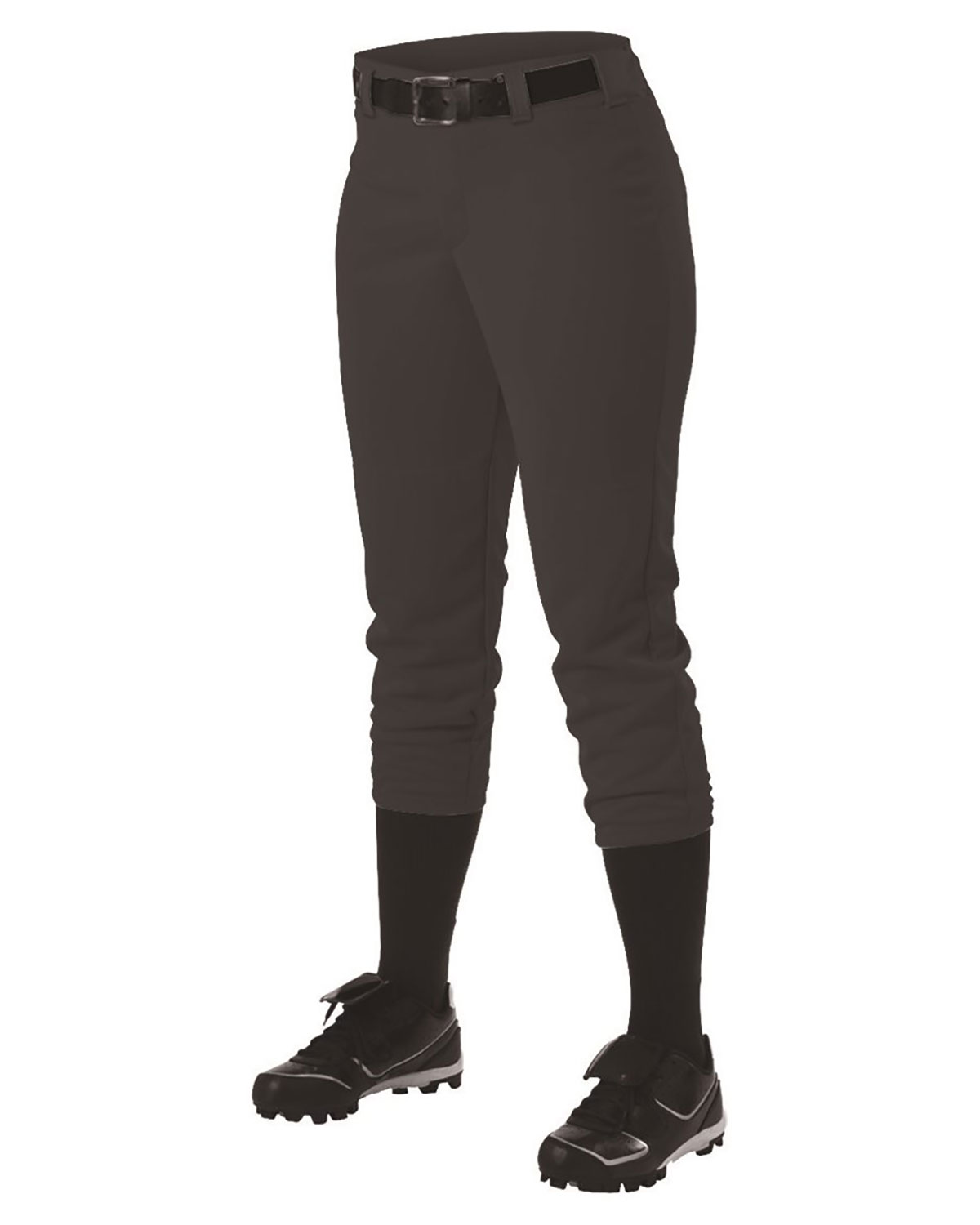 Alleson Athletic 605PBWY Girls' Fastpitch Softball Pants with Belt Loops