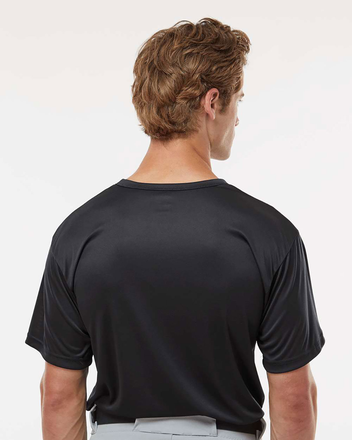 Alleson Athletic 7930 Men's B-Core Placket Jersey view 2