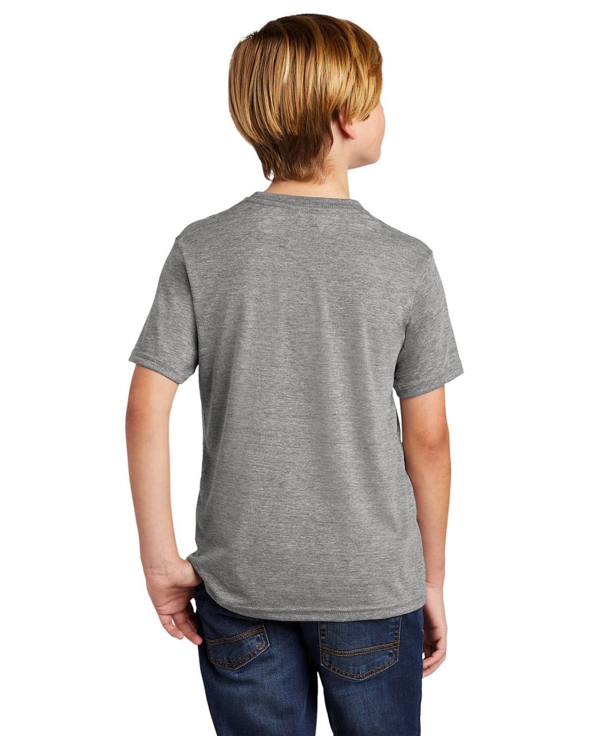 AllMade AL207 Youth Tri-Blend Tee view 2