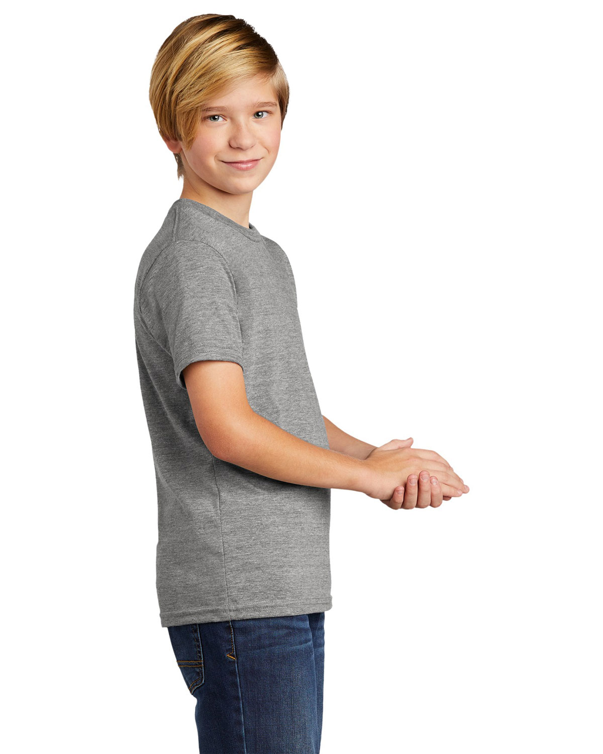 AllMade AL207 Youth Tri-Blend Tee view 3