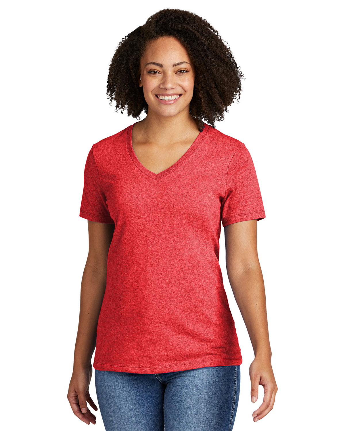 AllMade AL2303 Women's Recycled Blend V-Neck Tee