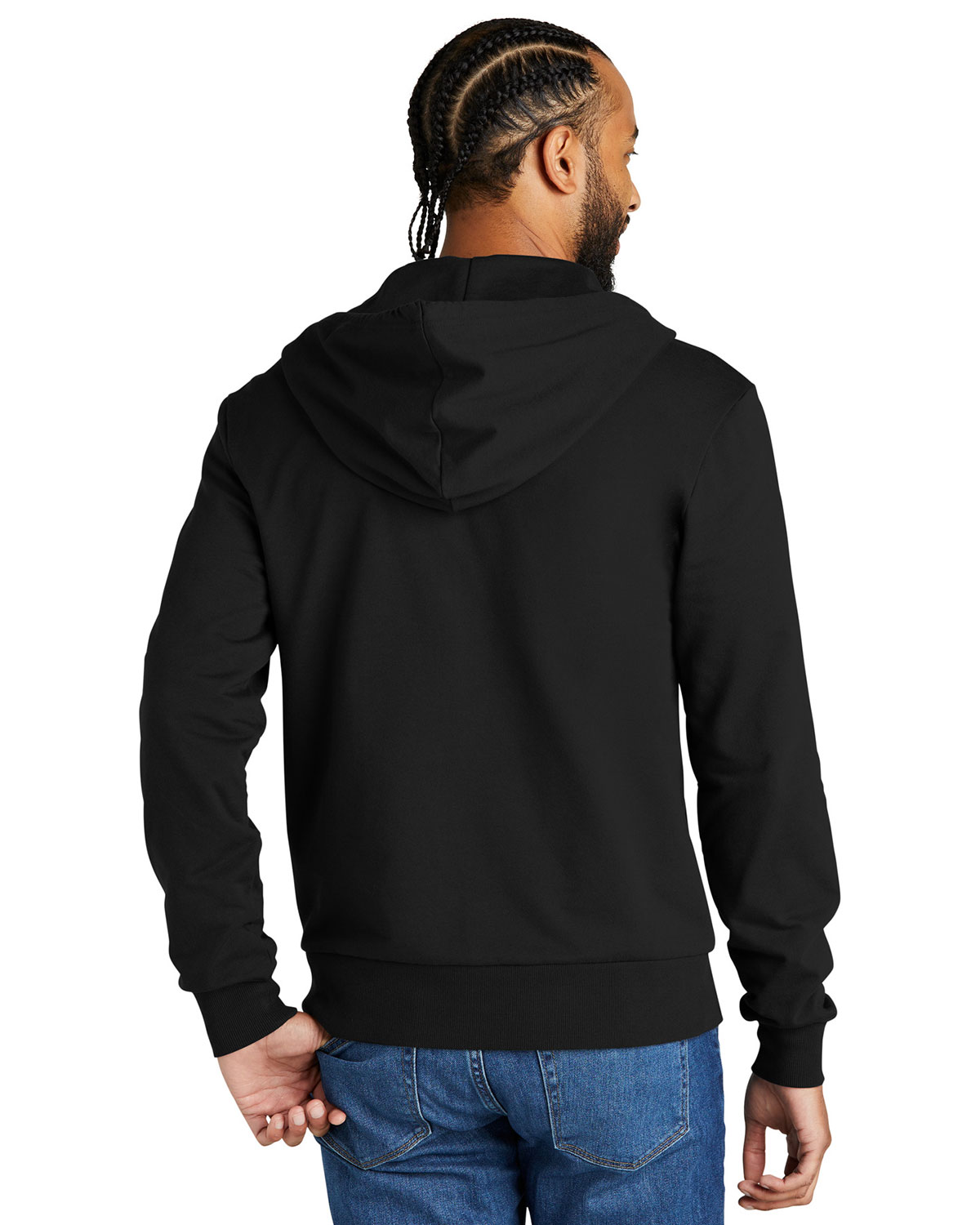 AllMade AL4002 Unisex Organic French Terry Full-Zip Hoodie view 2