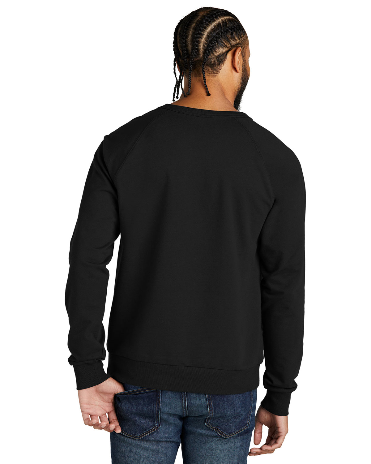 AllMade AL4004 Unisex Organic French Terry Crewneck Sweatshirt view 2