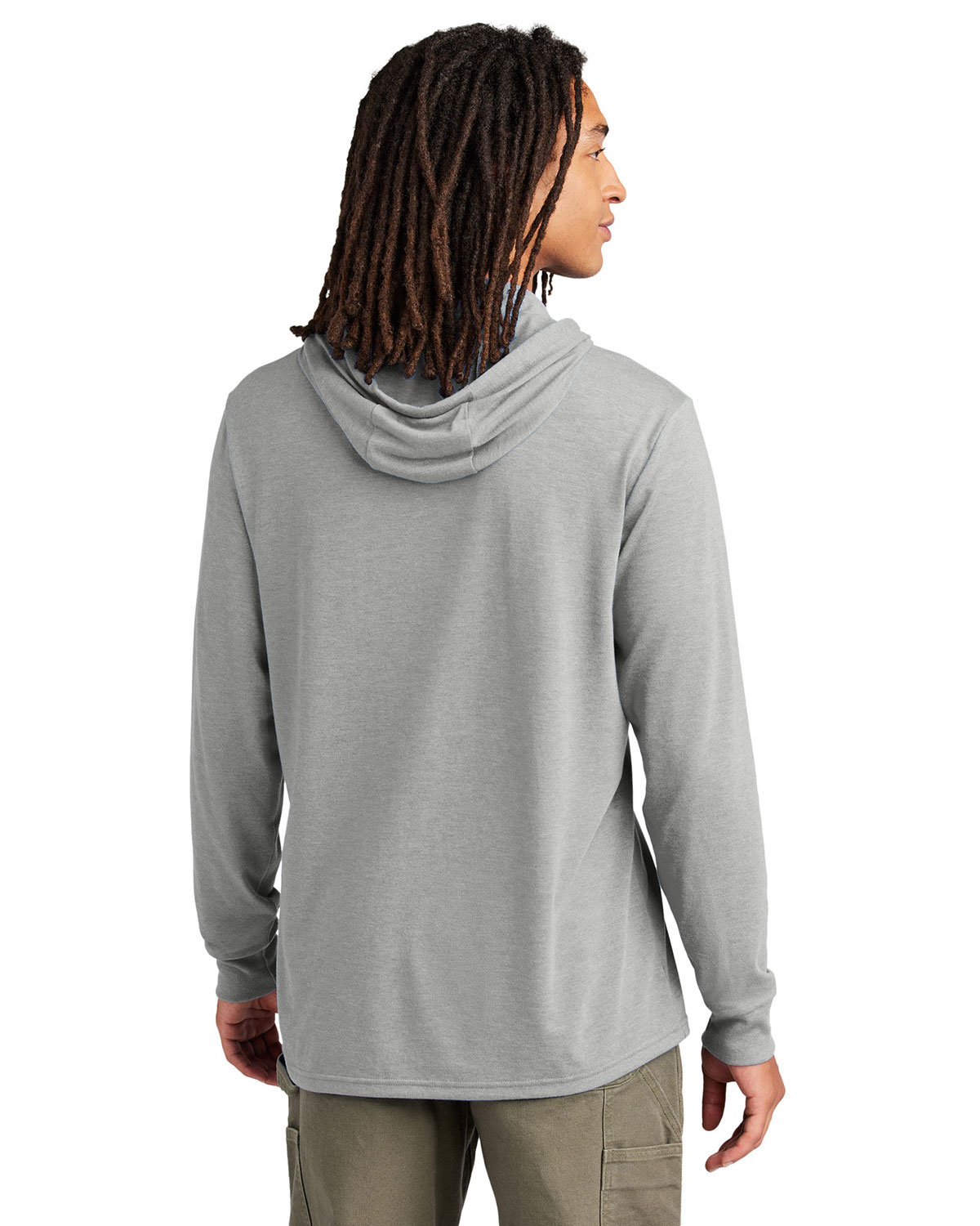AllMade AL6003 Unisex Tri-Blend Hoodie Tee view 2