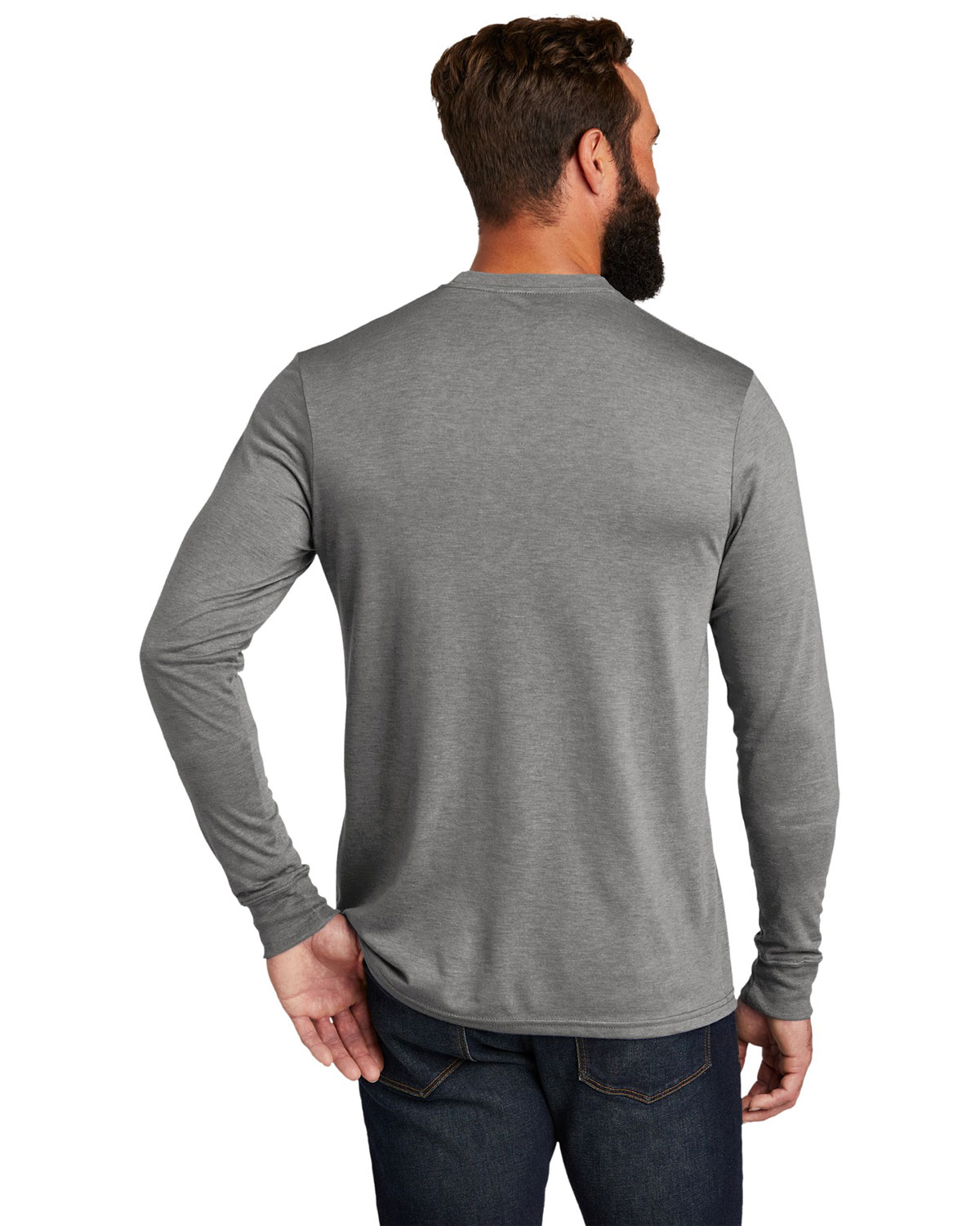 AllMade AL6004 Unisex Tri-Blend Long Sleeve Tee view 2