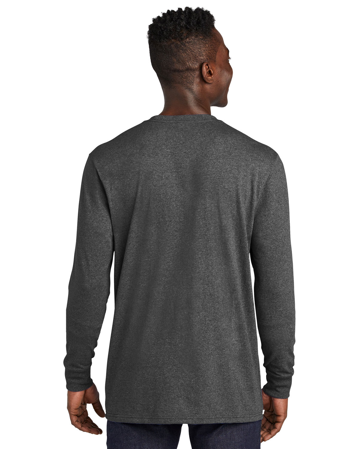 AllMade AL6204 Unisex Long Sleeve Recycled Blend Tee view 2