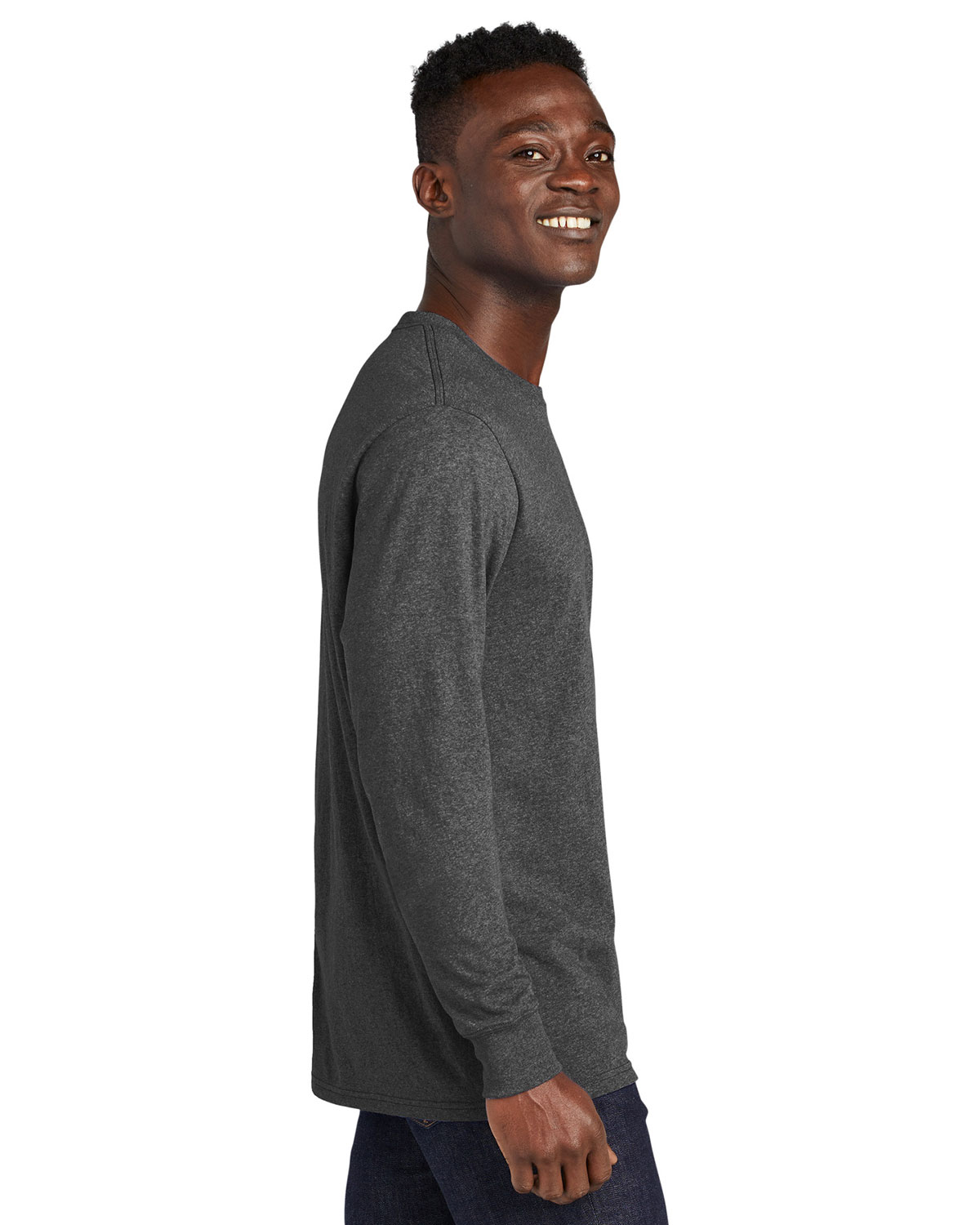 AllMade AL6204 Unisex Long Sleeve Recycled Blend Tee view 3