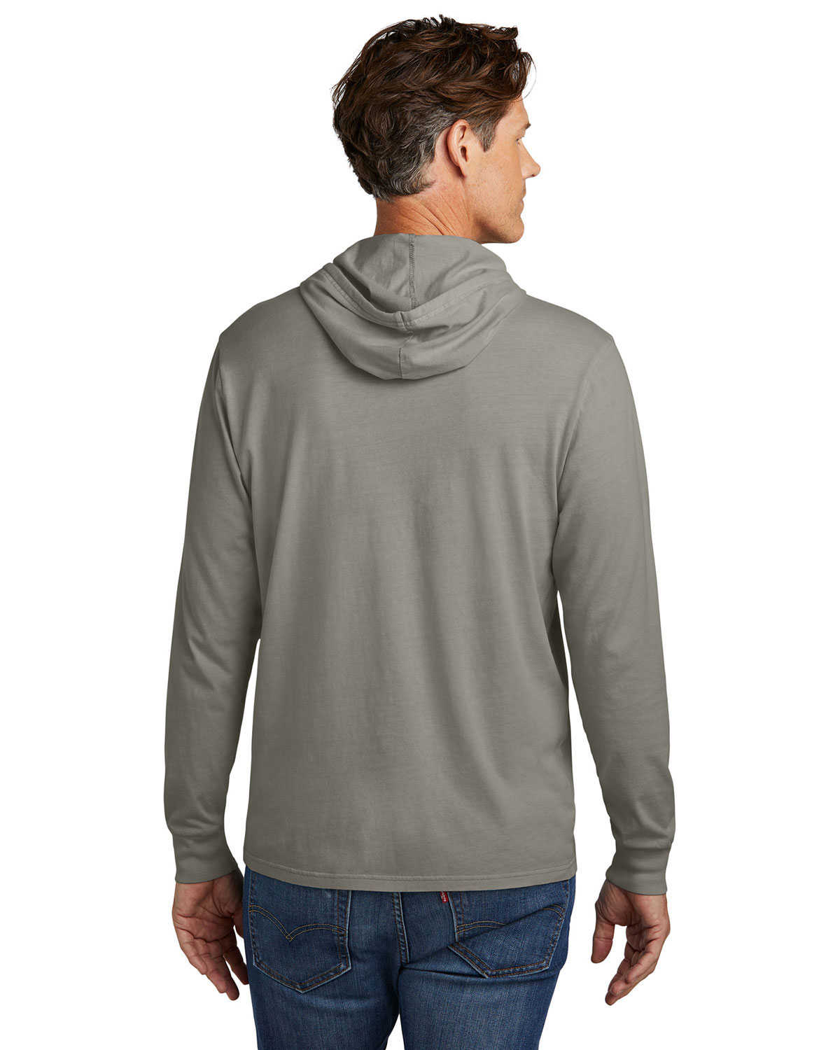 AllMade AL6305 Unisex Mineral Dye Organic Cotton Hoodie Tee view 2