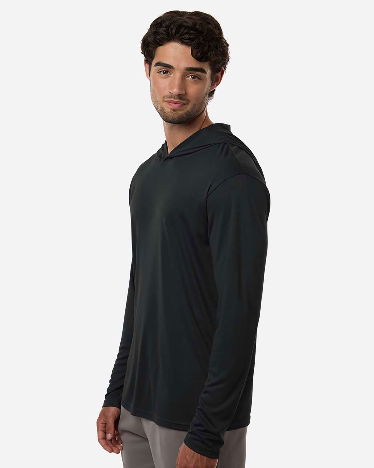 AllPro 48510 Unisex Pro-Lock Performance Hooded Long Sleeve T-Shirt view 3